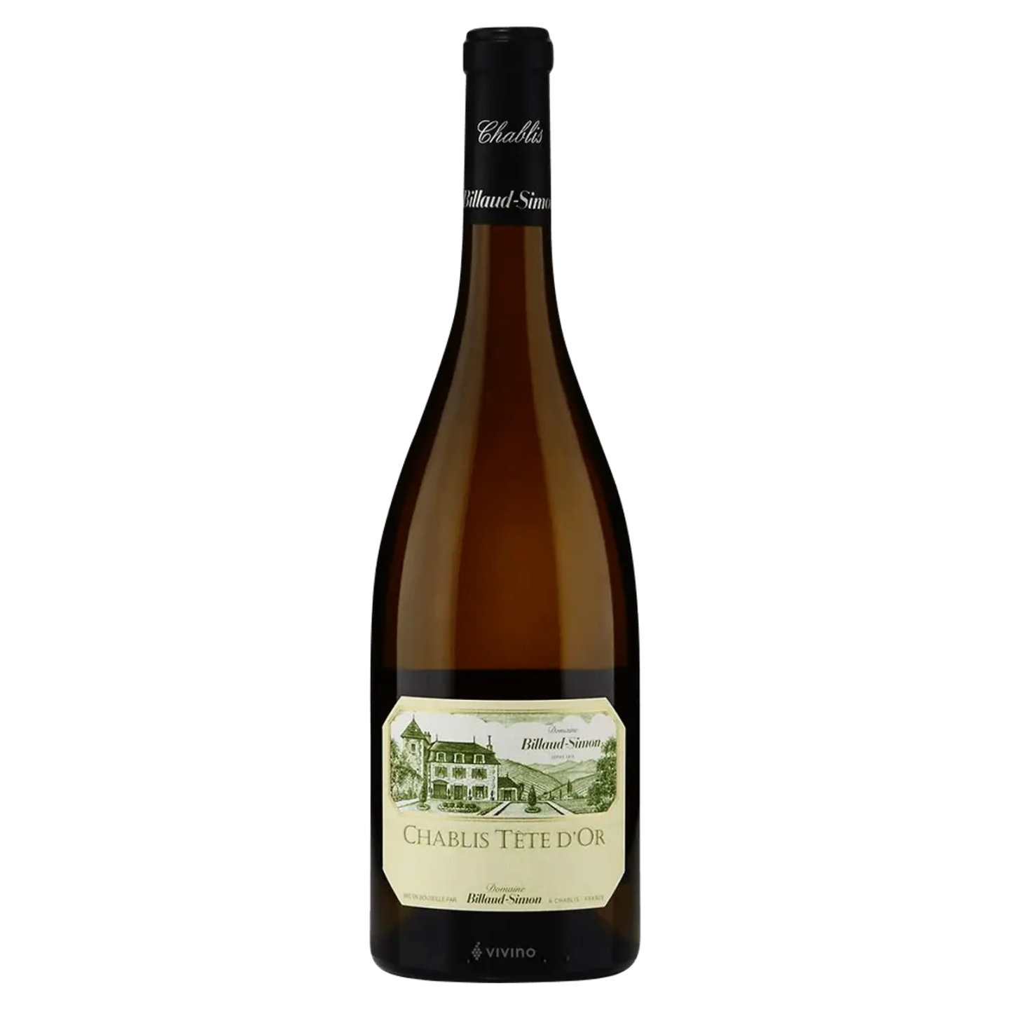 Bouteille Domaine Billaud-Simon Chablis Tête d'Or, vin blanc