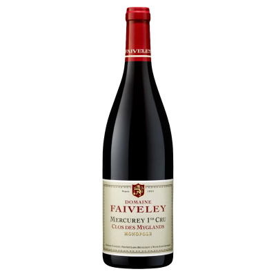 Bouteille Domaine Faiveley Mercurey 1er Cru Clos des Myglands Monopole, vin rouge