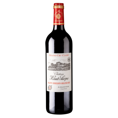 Bouteille Château Haut-Sarpe, vin rouge