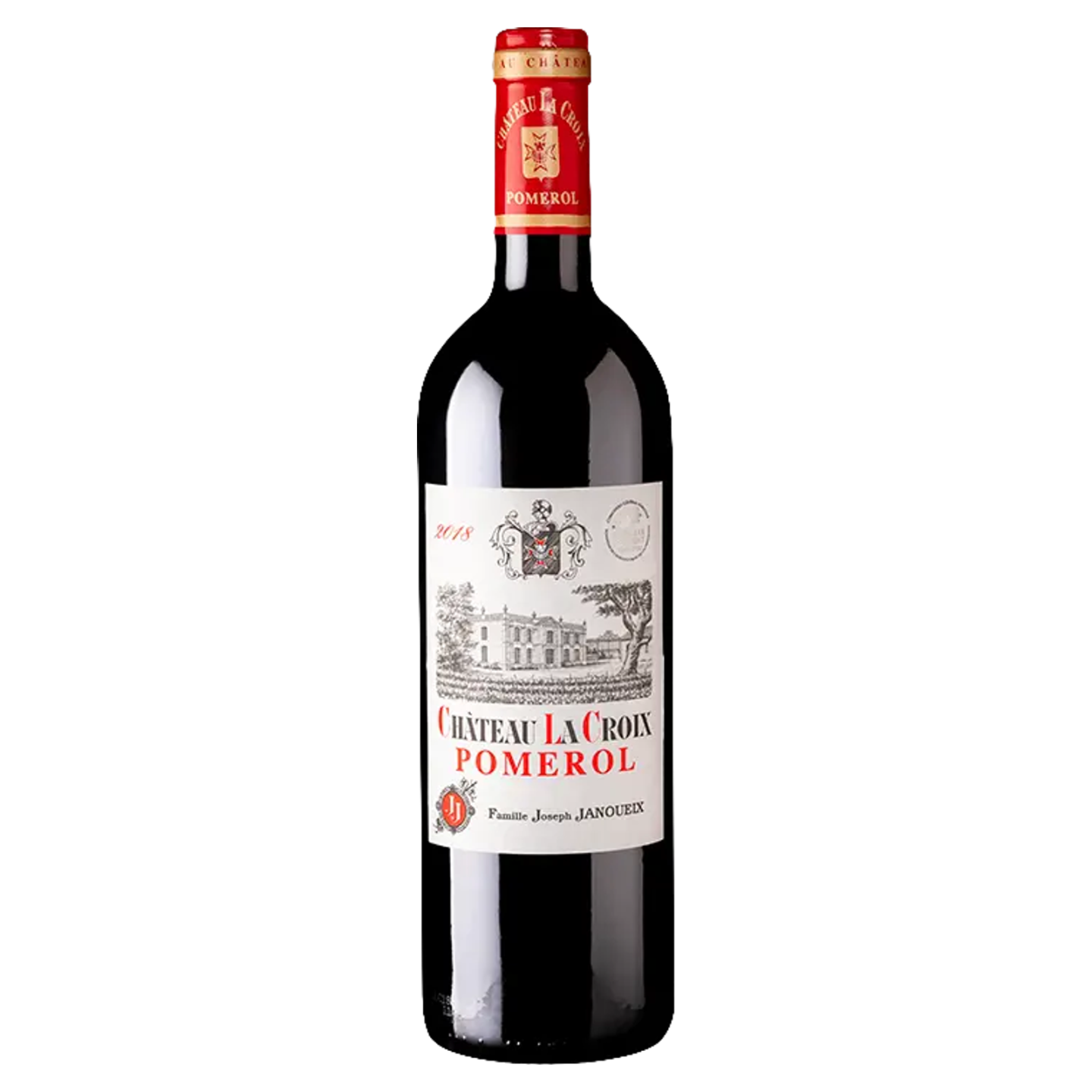 Bouteille Château La Croix, vin rouge