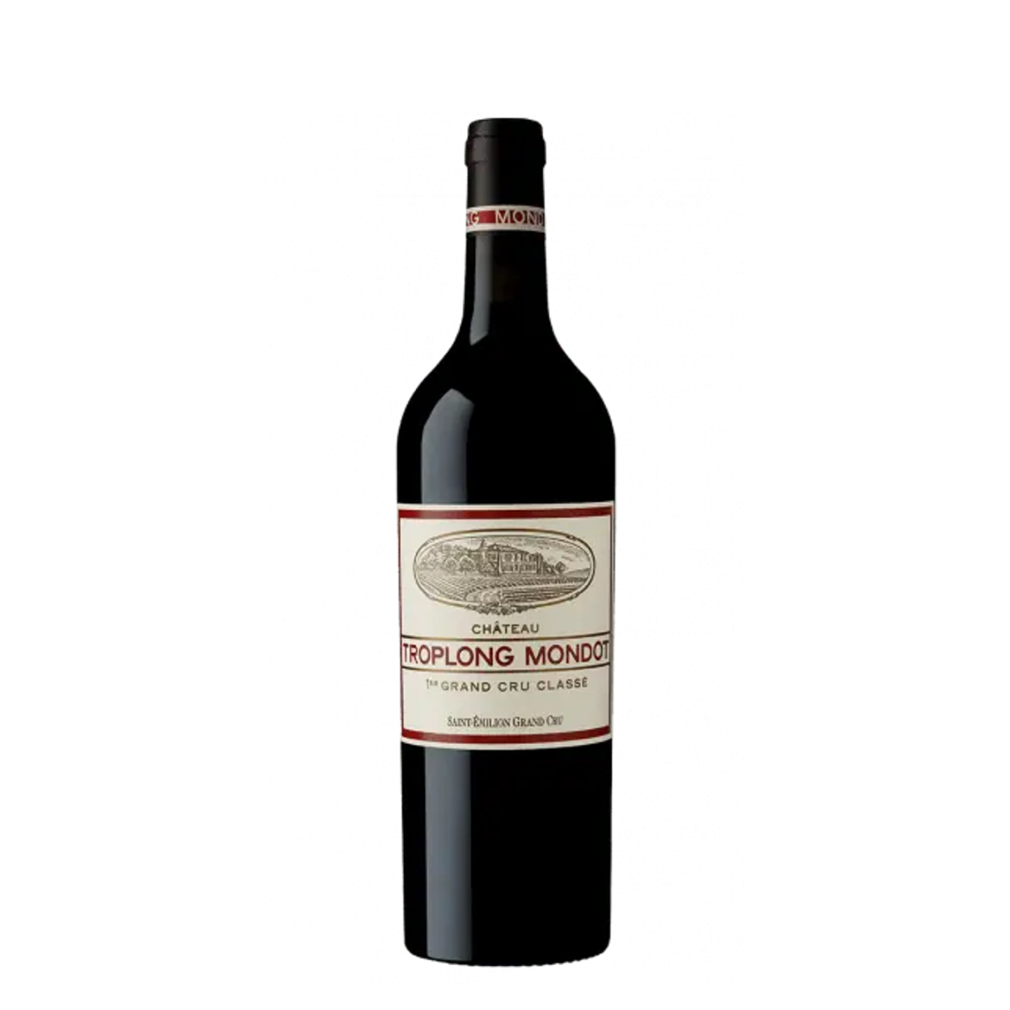 Bouteille Château Troplong Mondot, vin rouge