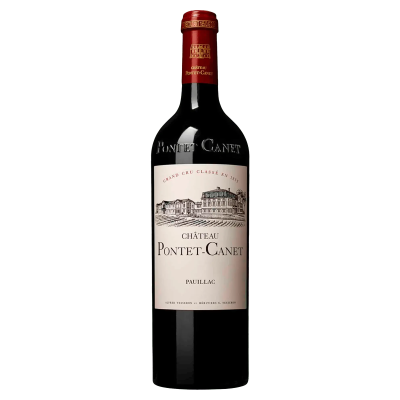 Bouteille Château Pontet-Canet, vin rouge