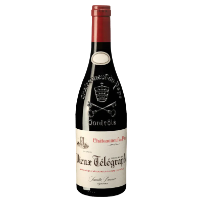 Bouteille Domaine du Vieux Télégraphe Châteauneuf-du-Pape, vin rouge