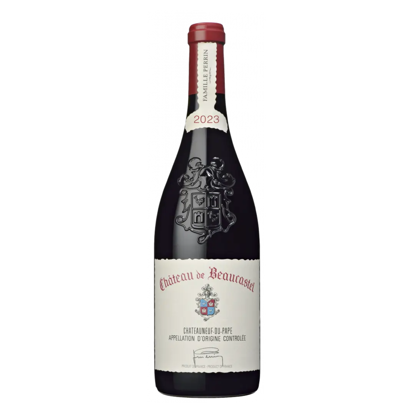 Bouteille Château de Beaucastel Châteauneuf-du-Pape, vin rouge