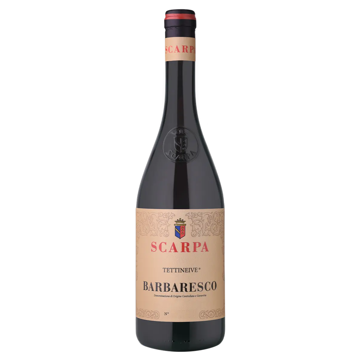 Bouteille Scarpa Barbaresco Tettineive, vin rouge
