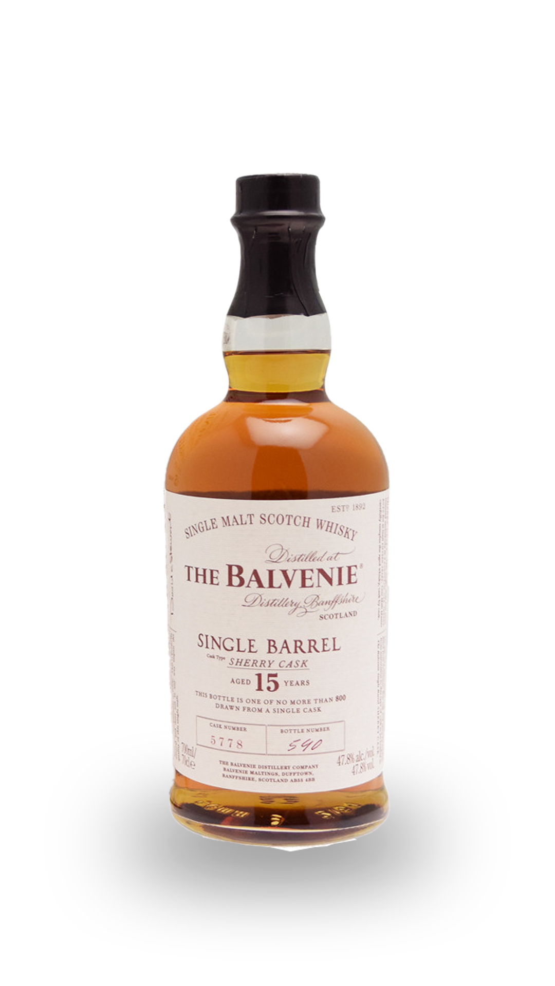 THE BALVENIE 15年 SINGLE BARREL バルヴェニー 15年 シングルバレル