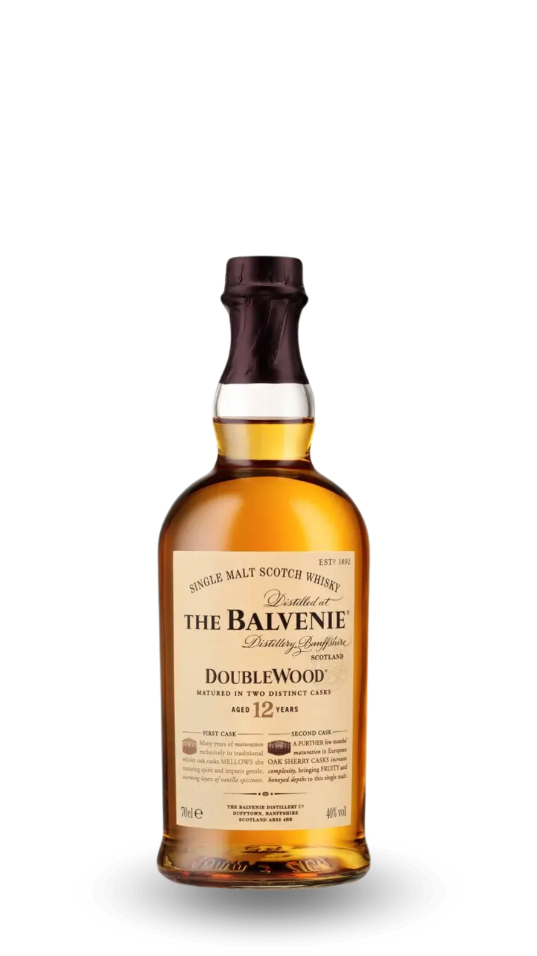 WHISKY THE BALVENIE 12 ANS DOUBLE WOOD